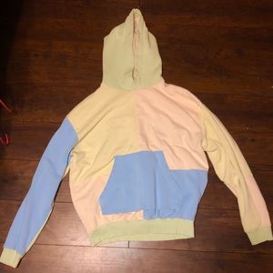 Multi Color Blocked Urban Outfitters Hoodie